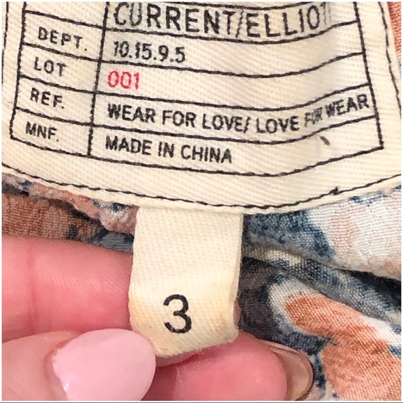 Current Elliott: Off-The-Shoulder Ruffle Top Sz:3 - Picture 3 of 3